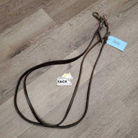 Leather Western Running Martingale *gc, dirt, scratches, crackles, uneven fork width, oxidized