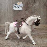 Grey Horse, Saddle & Bridle Set *vgc, clean
